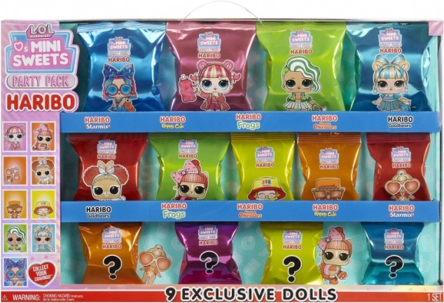 LOL Surprise Loves Mini Sweets x HARIBO party pack – komplet punčk in sladkarij