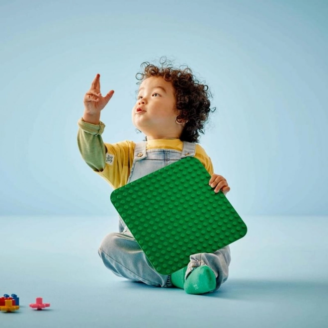 Lego Duplo zelena konstrukcijska plošča
