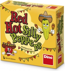 Dino družabna igra Red Hot Silly Peppers