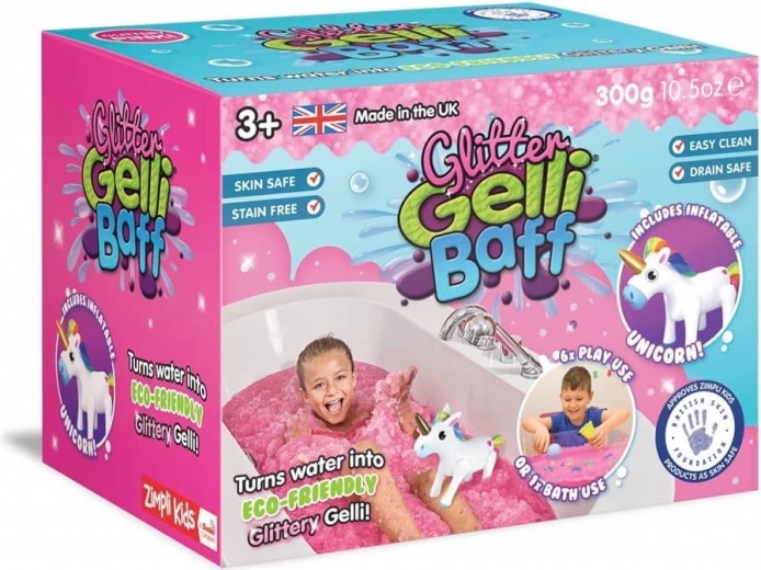 Spremeni vodo v bleščeče gelasto žele