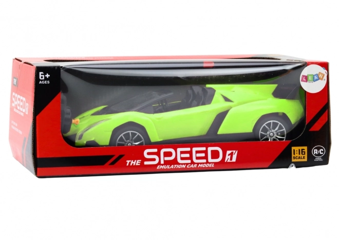 Zeleni Športni Avto na Daljinsko Upravljanje 1:18
