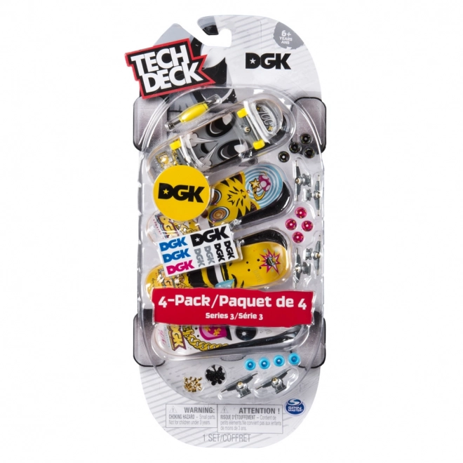Tech Deck fingerboard štiripaketno
