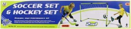 Nogometni in hokejski gol 2v1 za otroke