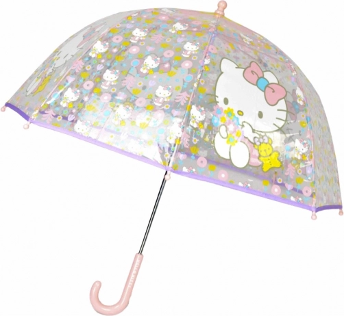 Hello Kitty prozoren dežnik