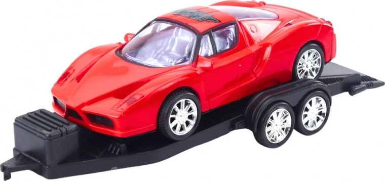 Odklopna prikolica s prostorom za športni avto