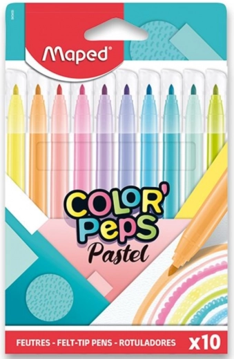 Maped flomastri Color'Peps pastel, set 10 kos