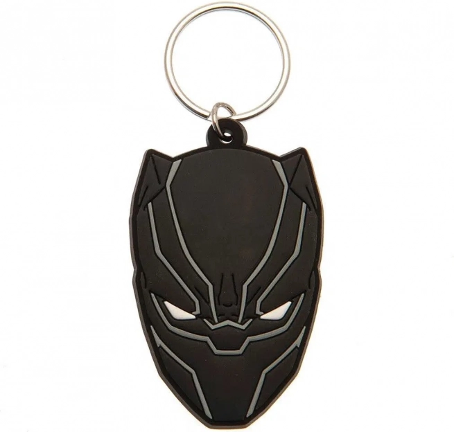Gumijasti obesek za ključe Black Panther
