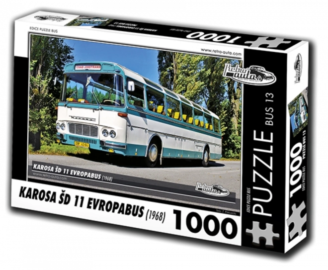 Sestavljanka Retro-Avti BUS Karosa ŠD 11 Evropabus 1000 kosov