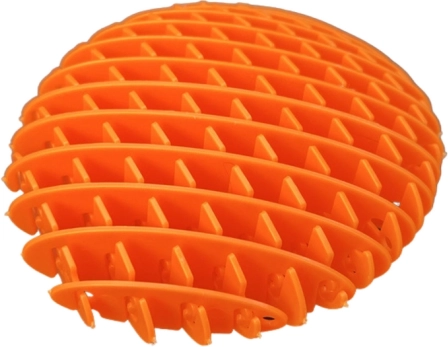 Antistresna fidget igrača oranžna 10 cm