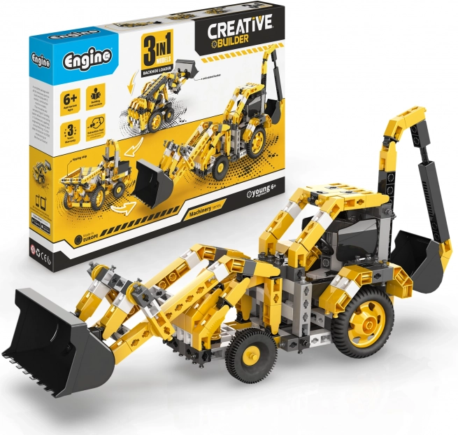 Gradbeni set Engino Creative Builder Bager-nakladač