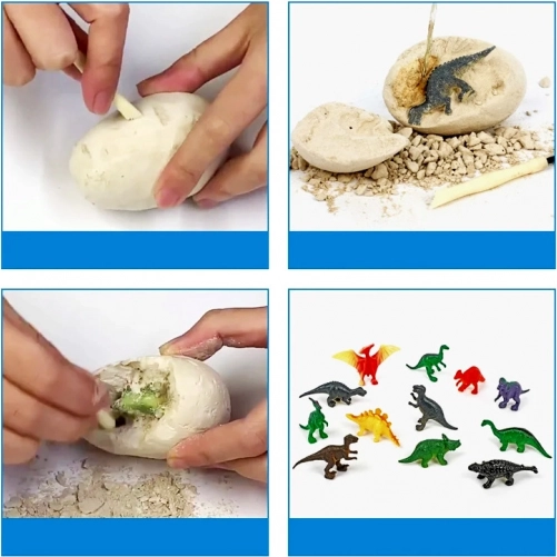 12 dinozavrskih presenečenj v vsakem jajcu