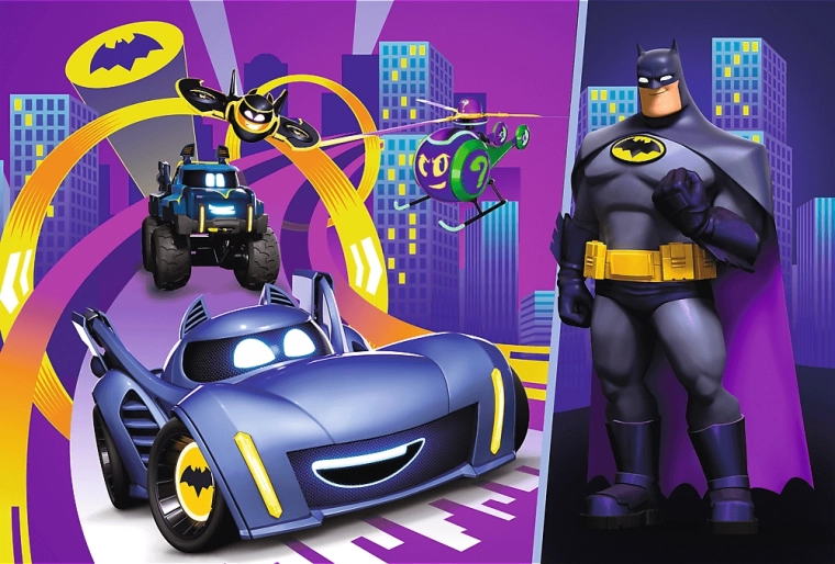 Sestavljanka 60 kosov - Batman in njegova vozila