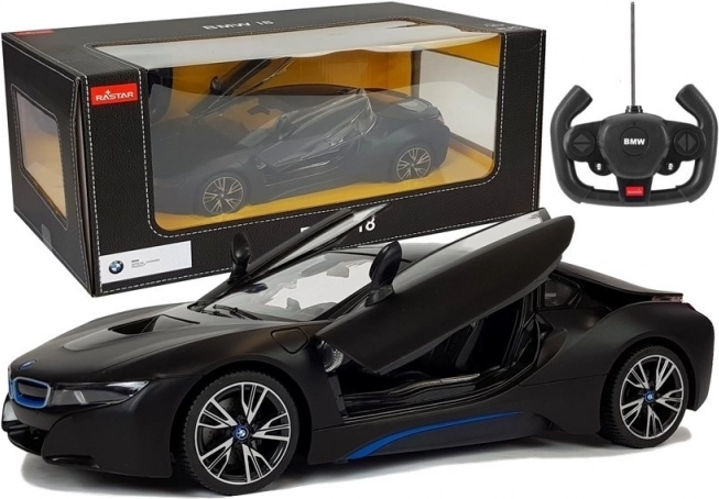 RC avto BMW i8 1:14 z avtomatskimi vrati – RASTAR