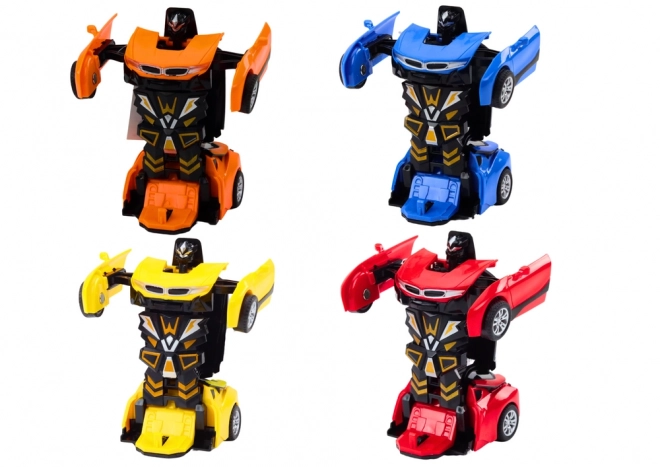 avto-robot 2v1 spremenljiv robot v 4 barvah