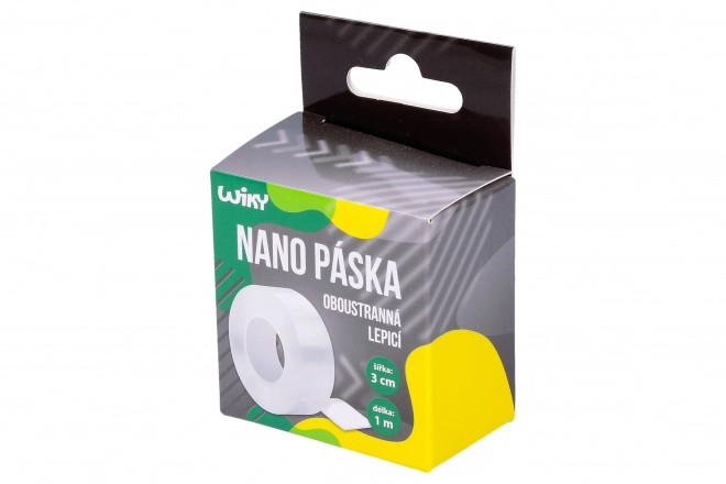 Dvostranski lepilni nano trak, 1m x 3cm