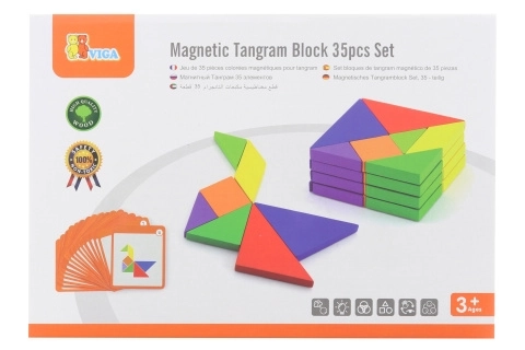 Lesena tangram sestavljanka igrača VIGA