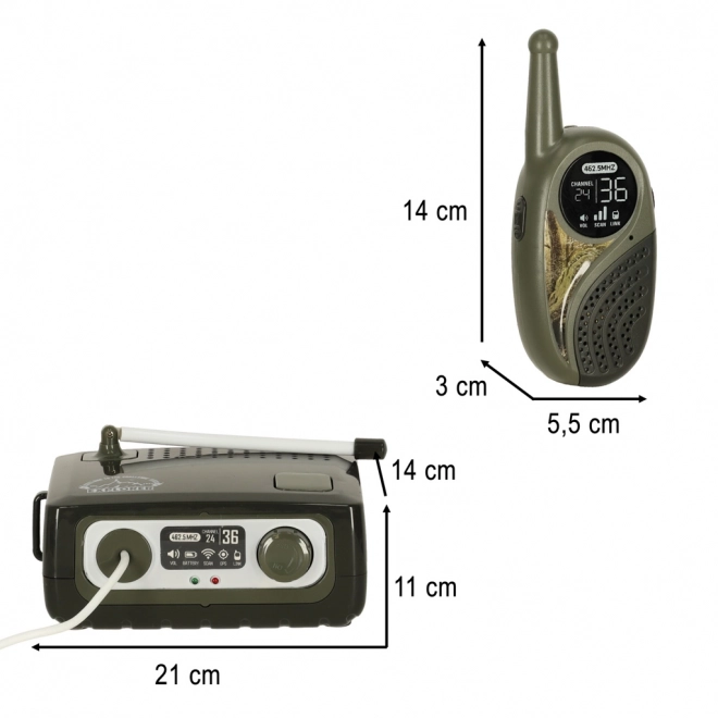 Otroška zbirka Walkie Talkie s centralno enoto Explorer