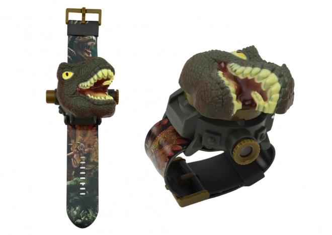 3D projektor ura Dinosaurus Tiranosaver Rex 22cm x 6,5cm x 4,5cm