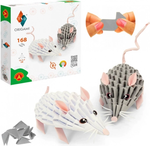 Alexander ustvarjalni komplet Origami 3D miški