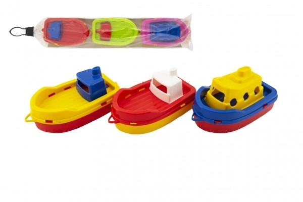 Barvne plastične ladjice za vodo 14 cm 3 kosi