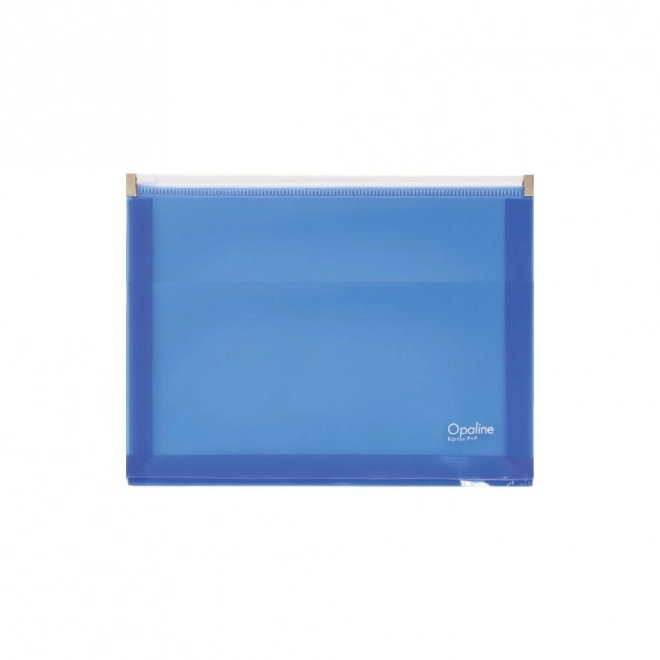 Kuverta z zadrgo A4 Opaline modra