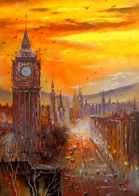 Sestavljanka Večerni London 1000 koščkov