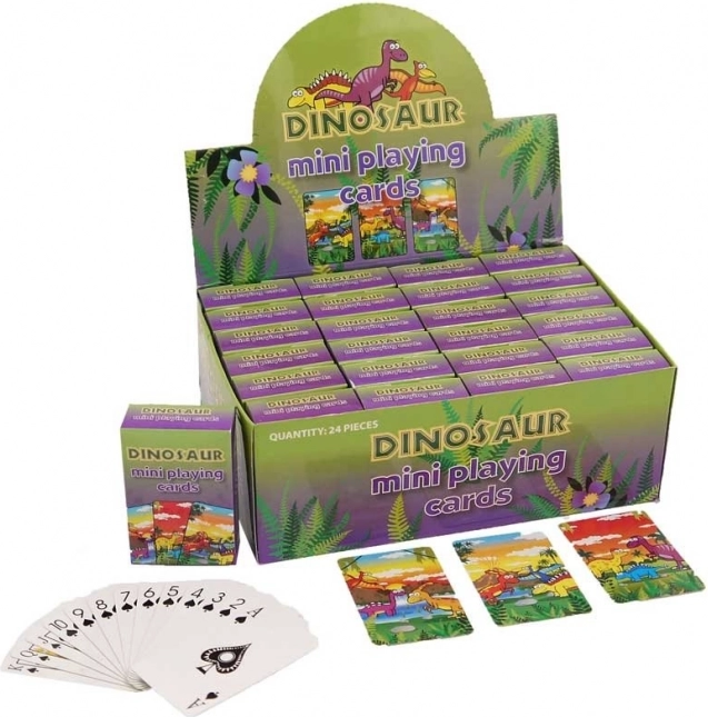 Mini igralne karte Dinozavri (54 listov)
