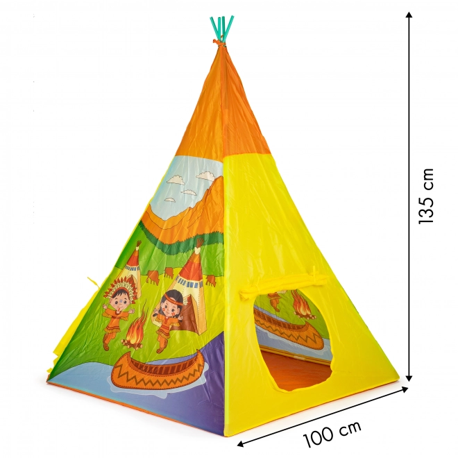 PIXINO Otroški šotor za igranje Indijanski tipi