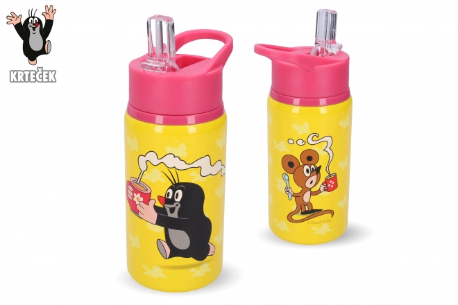 Jeklenička Krtek 500 ml roza