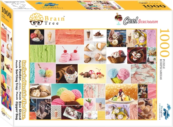 Sestavljanka COOL ICECREAM 1000 kosov od Brain Tree