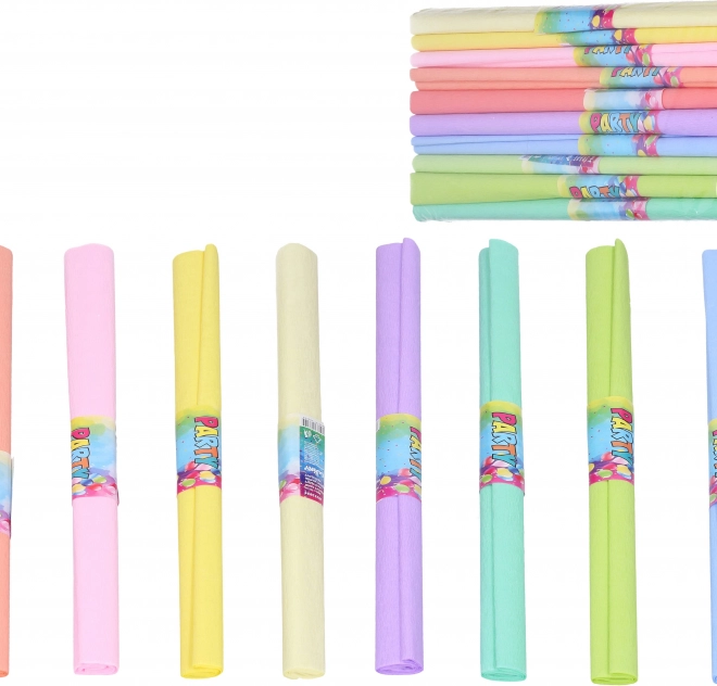 Krep papir pastelni 50x200 cm
