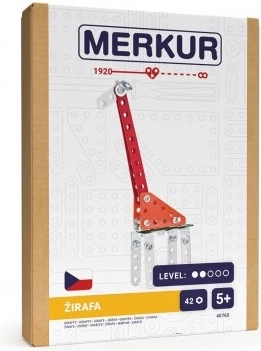 Konstrukcijski set Merkur Žirafa Mini 42 kosov