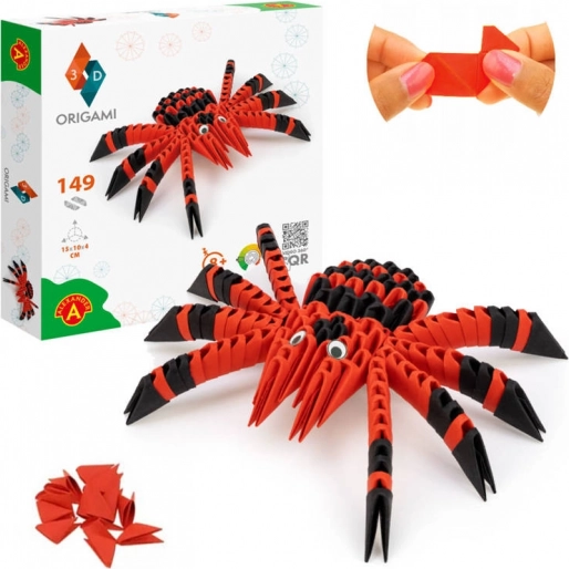Alexander ustvarjalni set 3D origami pajek