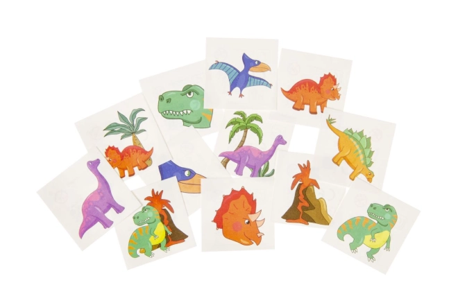 Tetovaže Dinosauri 12 kosov