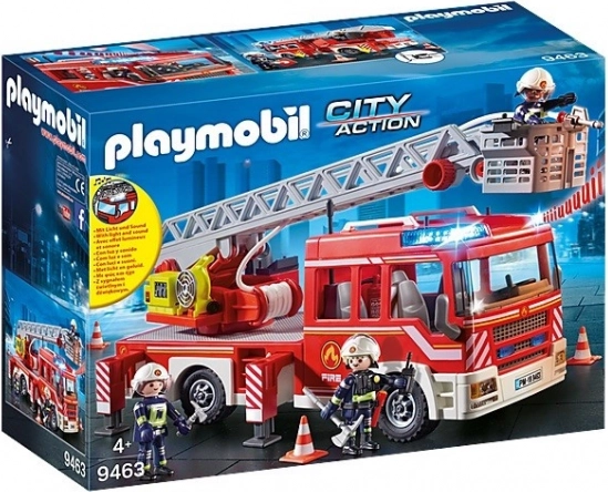 playmobil city action gasilsko vozilo z izvlečno lestvijo