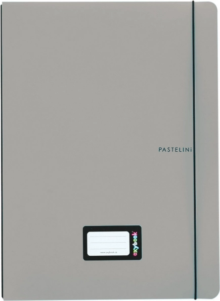 Zvezek Oxybook A5 40 listov Pastelini siva