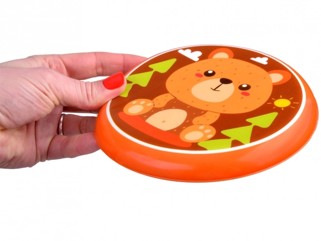 Pisani leteči disk 16 cm - Zabavna igrača za metanje