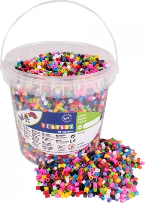 Likalne perle Playbox v vedru - osnovni set 10.000 kos