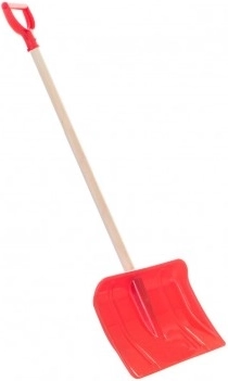 Otroška snežna lopata s T-ročajem 87 cm – Rdeče