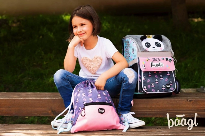 BAAGL Šolska torba Zippy Panda