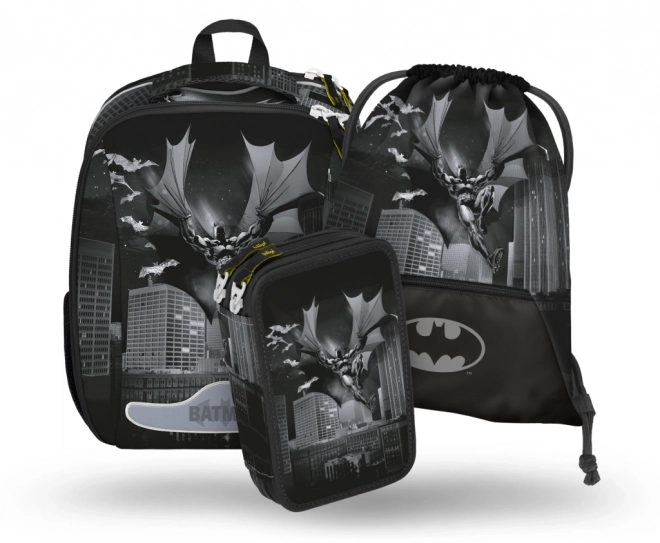 Šolski set Shelly s Batman: šolska torba, peresnica, vrečka