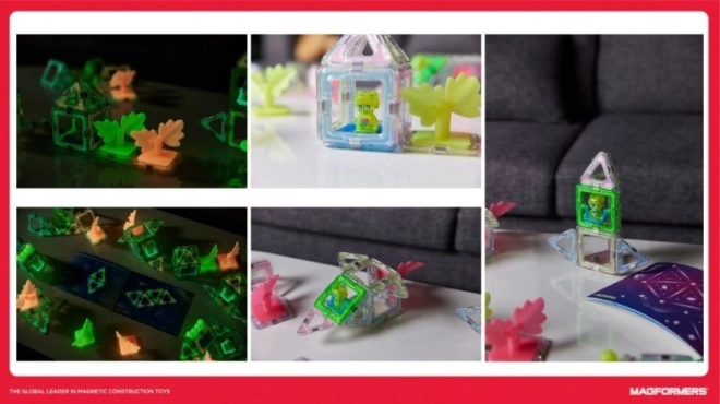 Magformers svetleči gradbeni set 20 kosov