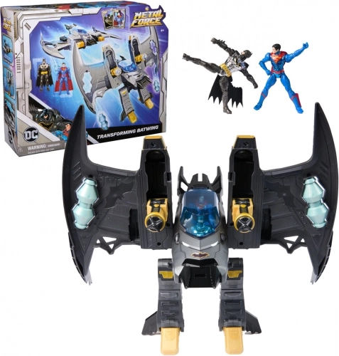 Komplet figuric in letala Batwing – preobrazba DC METAL FORCE