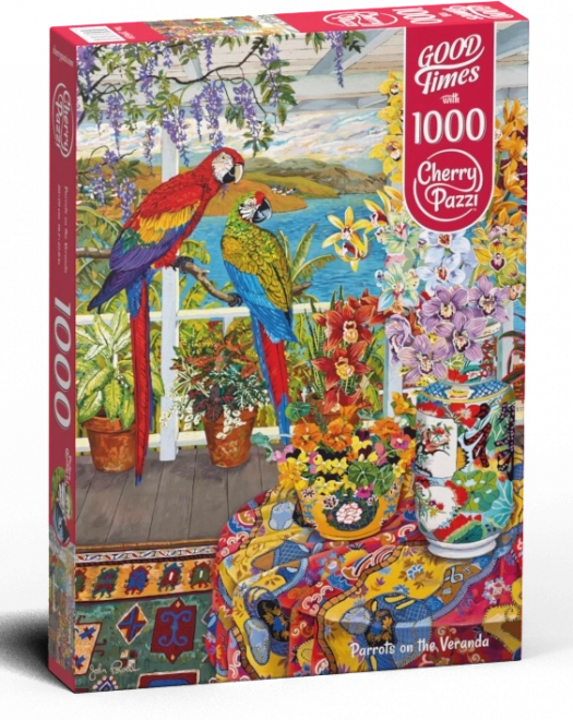 Puzzel papige na verandah 1000 kosov
