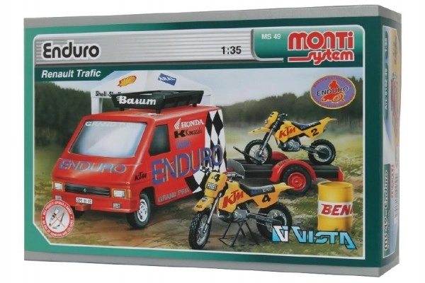Komplet Monti Sistem MS 49 Enduro Renault Trafic 1:48 v škatli 22x15x6cm