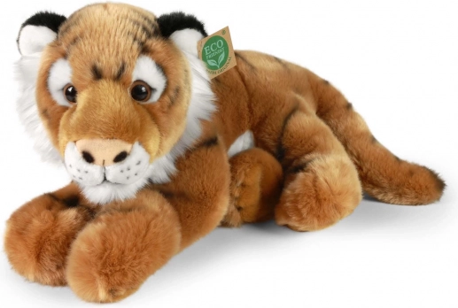 plišasti tiger ležeči 36 cm okolju prijazen