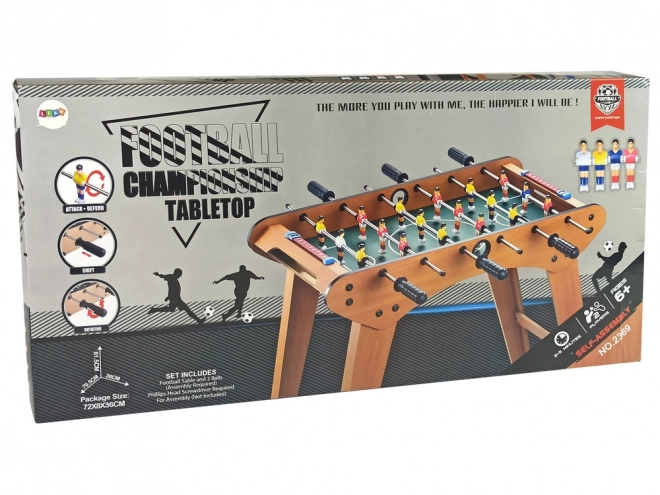 Velika lesena miza za nogomet Foosball