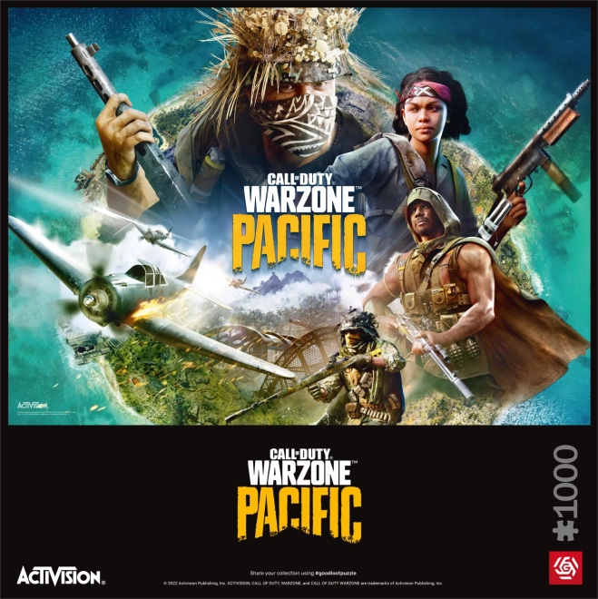Sestavljanka Call of Duty: Warzone Pacific 1000 kosov