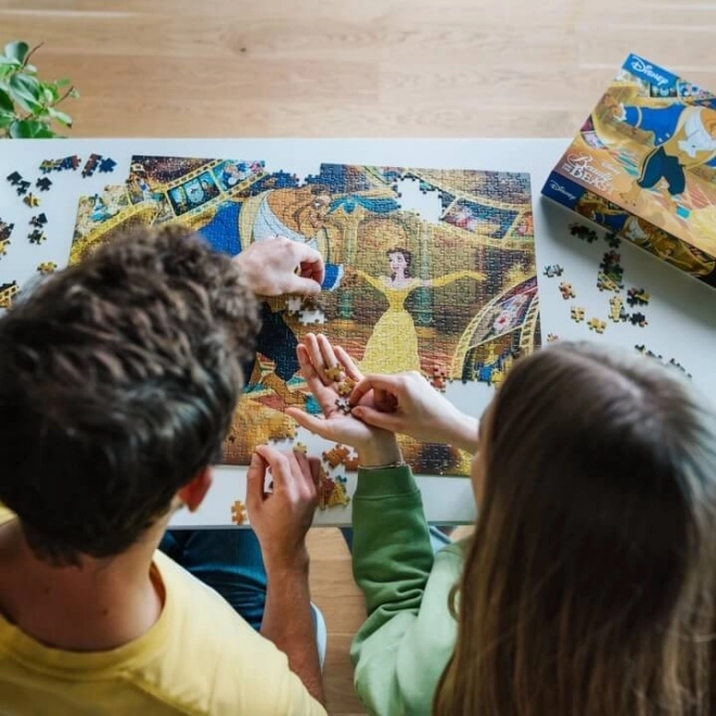 puzzle TREFL Premium Plus ikonični trenutki: Lepotica in zver 1000 kosov