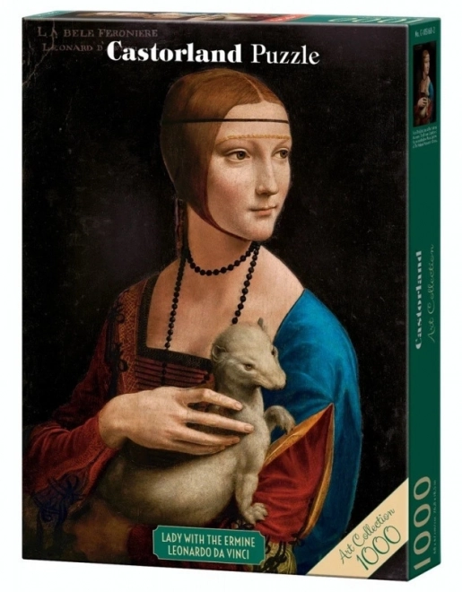Uganka 1000 kosov Dama s hermelinom od Leonarda da Vincija Art Collection